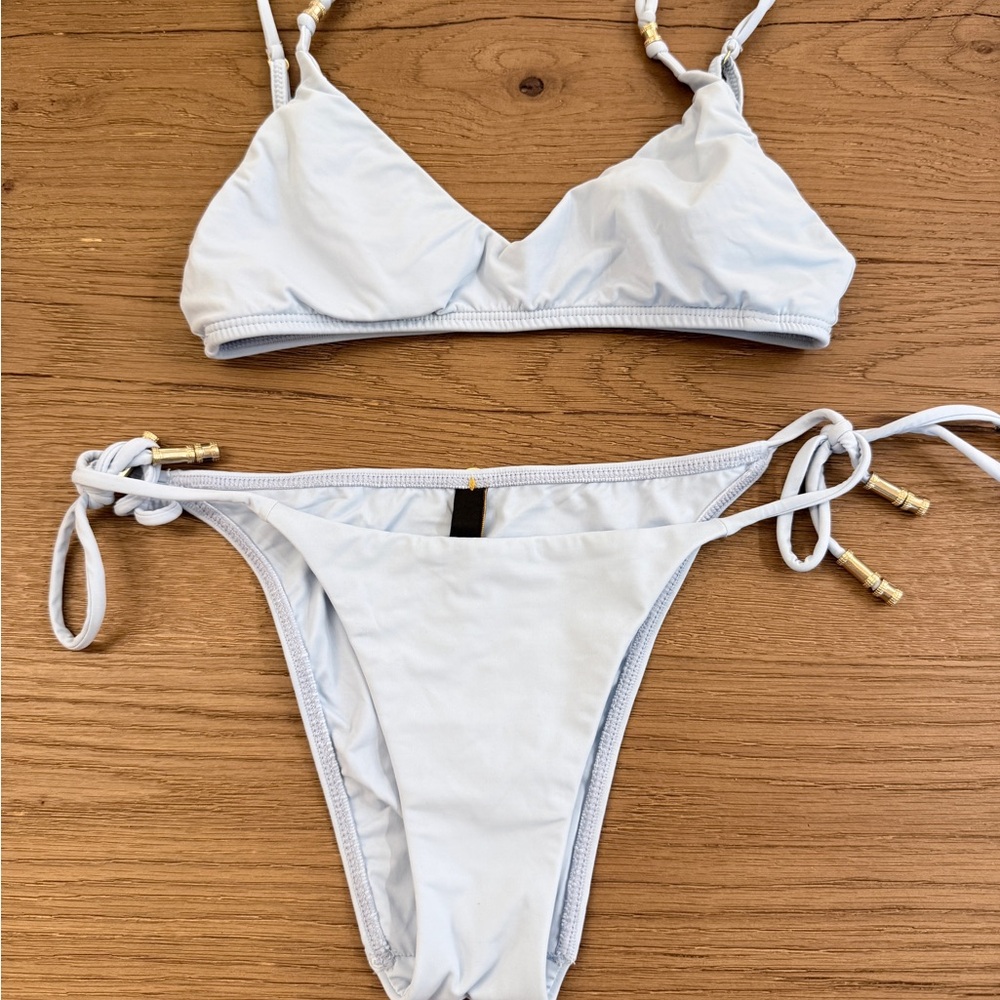 ViX Paula Hermanny Light Blue Bikini Set